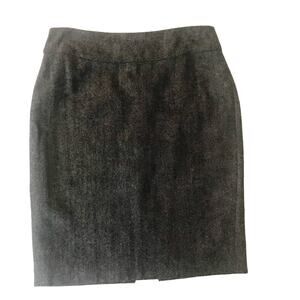 CAbi #245 Brown Wool Blend Pencil Skirt 6